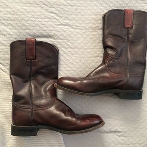 Brown Leather Cowboy Boots